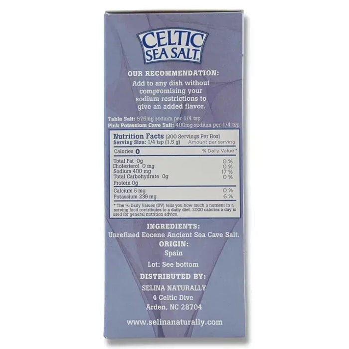 Potassium Pink Cave Salt, 10.6 oz