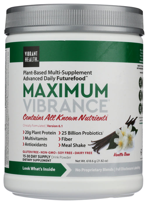 Maximum Vibrance Powder, Vanilla, 22.1 oz