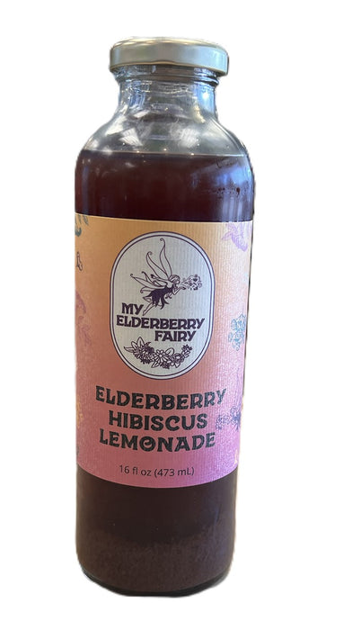 Elderberry Hibiscus Lemonade, 12 floz
