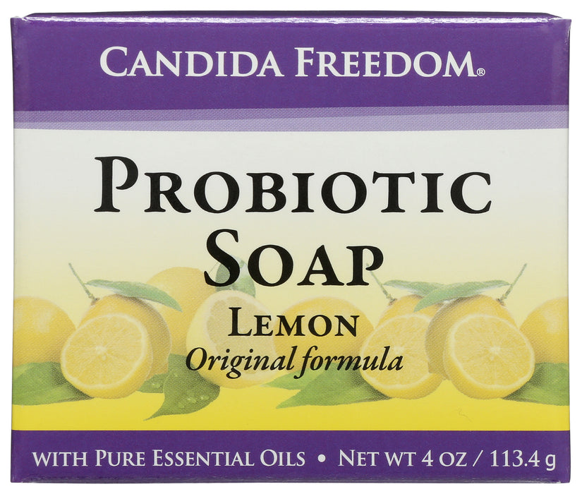 Candida Freedom Probiotic Soap, Lemon