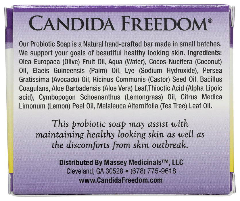 Candida Freedom Probiotic Soap, Lemon