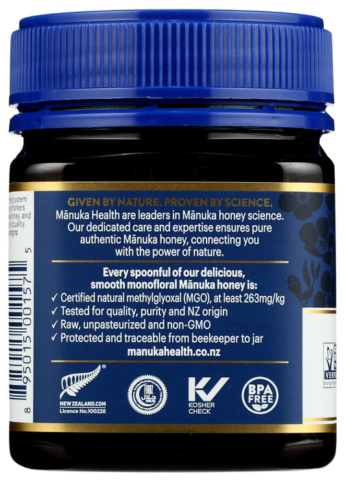 Raw Manuka Honey, MGO 263+, 8.8 oz