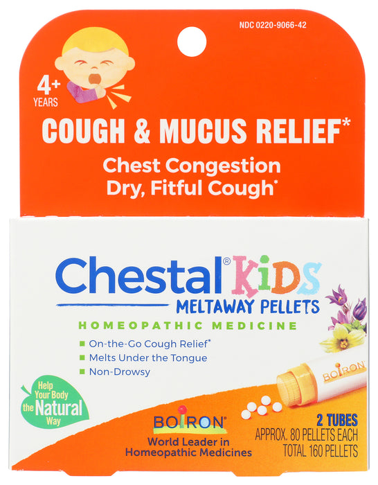 Chestal Kids Meltaway Pellets, 2 tube