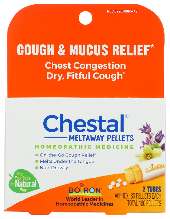 Chestal Meltaway Pellets, 2 tube