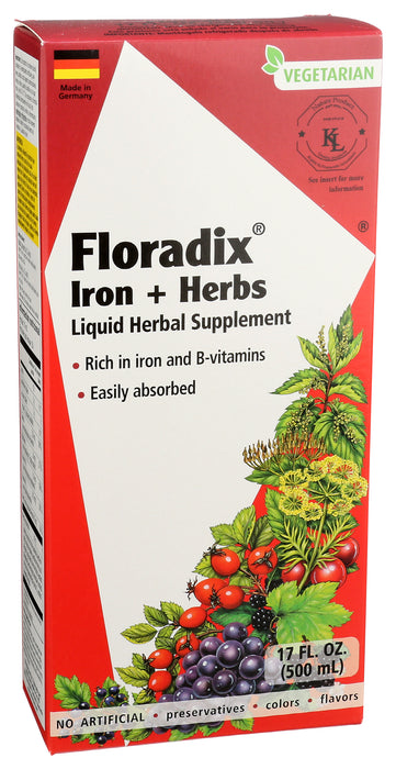 Floradix Iron+Herbs, 17 fl oz