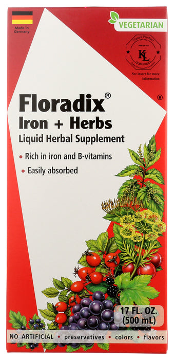 Floradix Iron+Herbs, 17 fl oz