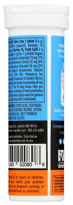 Electrolyte Sport + Caffeine, Mango Orange, 10 tab
