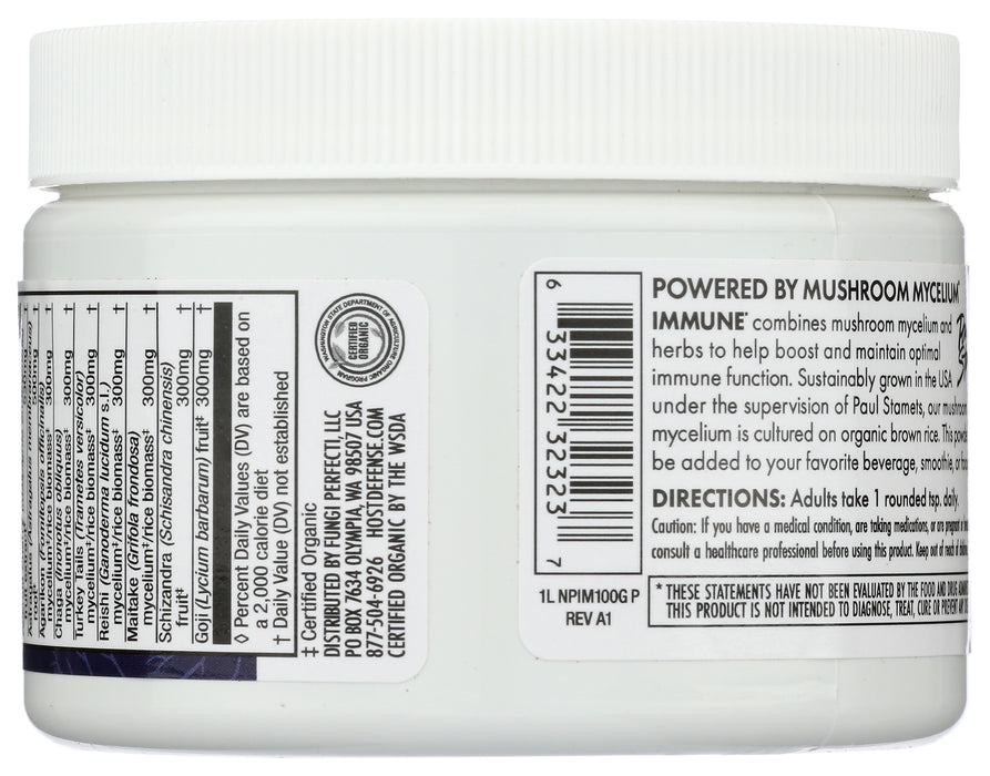 MycoBotanicals Immune Powder, Org, 3.5 oz