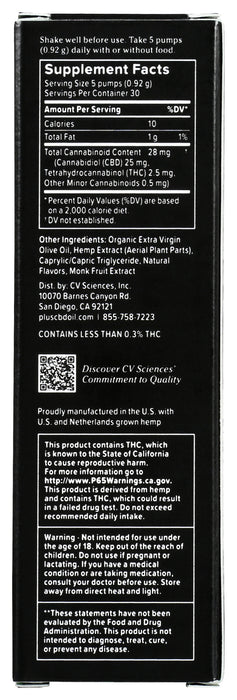 Reserve CBD/THC 25mg/2.5mg, Chocolate Mint, 1 fl oz