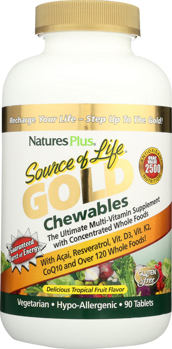Source of Life Gold Chewables, 90 tab