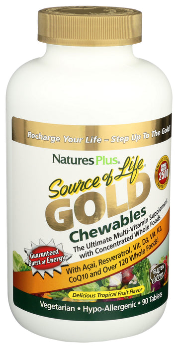 Source of Life Gold Chewables, 90 tab