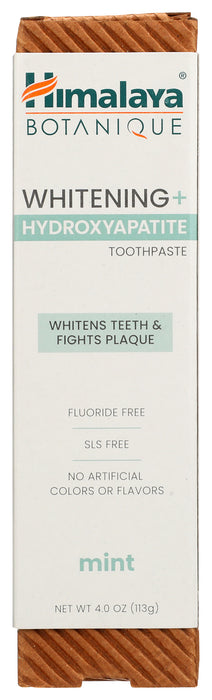Whitening + Hydroxyapatite Toothpaste, Mint, 4 oz