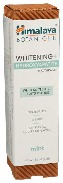 Whitening + Hydroxyapatite Toothpaste, Mint, 4 oz