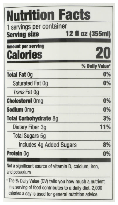 Lucious Cream Living Soda, Org, 12 fl oz