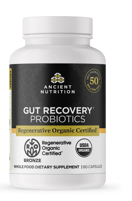 Gut Recovery Probiotics 50B SS, ROC Org, 60 cap