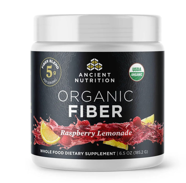 Organic Fiber Powder, Raspberry Lemonade, Org, 30 serv/6.5 oz