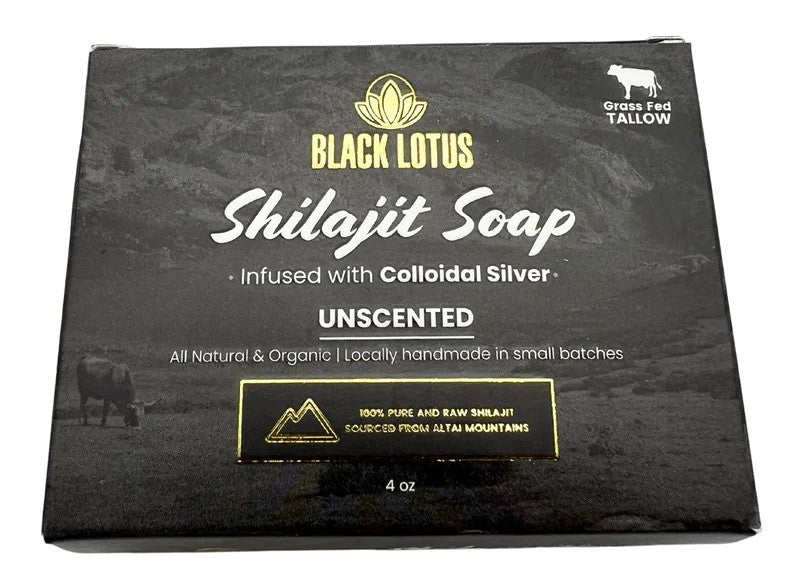 Tallow Shilajit Soap, Unscented, 4 oz