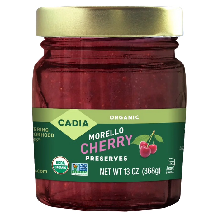 Morello Cherry Preserves, Org, 13 oz