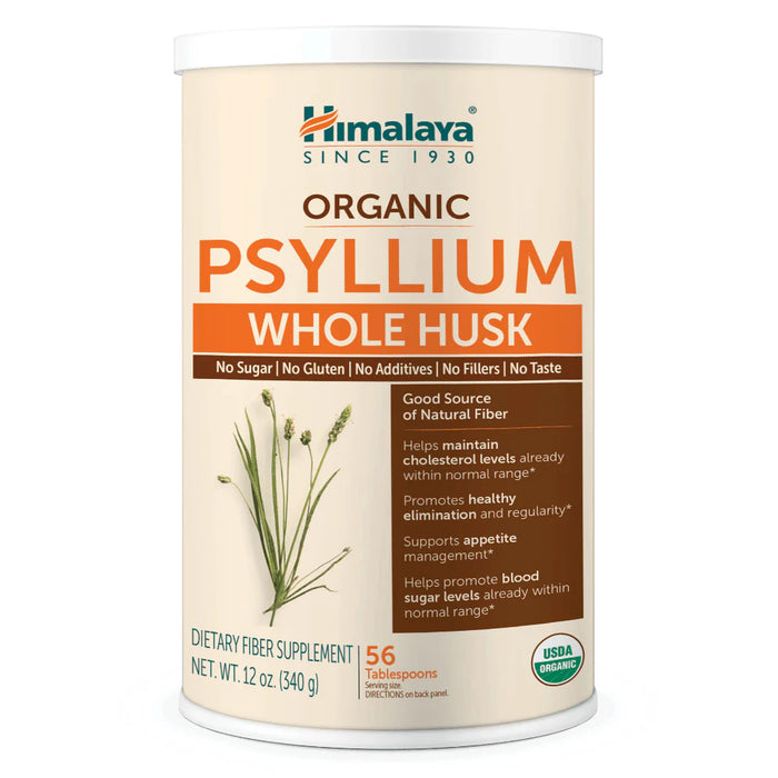 Psyllium Whole Husk, Org, 12 oz