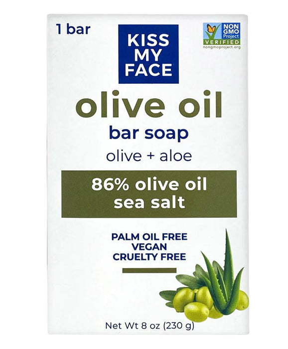 Bar Soap, Olive & Aloe, 8 oz