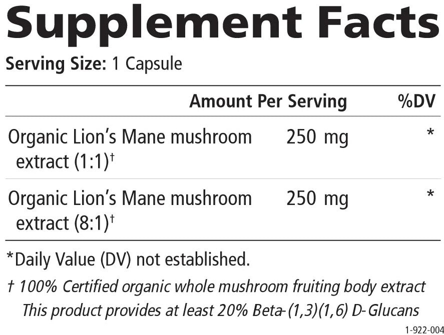 MyPure Lion's Mane 4x, 60 vcap