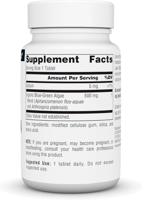 Blue-Green Algae, 500mg, 50tab