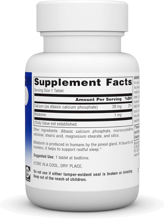 Melatonin, 1.0mg, 100 cap