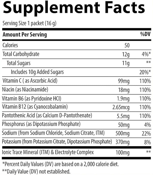 Hydration IV Electrolyte Paks, Raspberry Lemonade, 16 pk