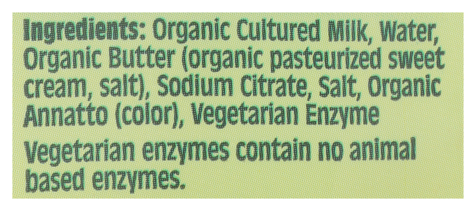 American Yellow Cheese Slices, Org, 6 oz