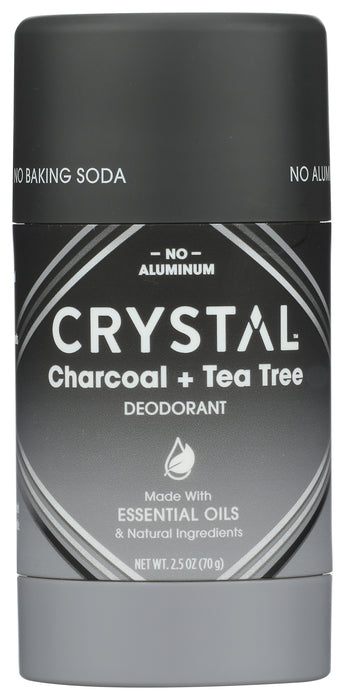 Charcoal + Tea Tree Deodorant, 2.5 oz