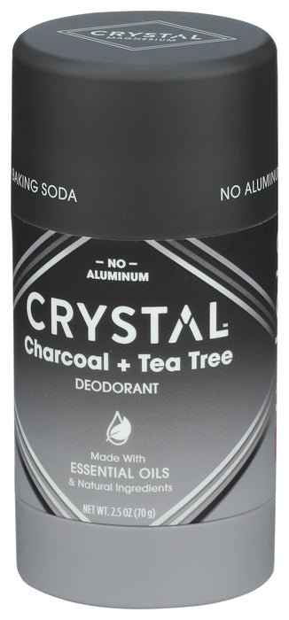 Charcoal + Tea Tree Deodorant, 2.5 oz
