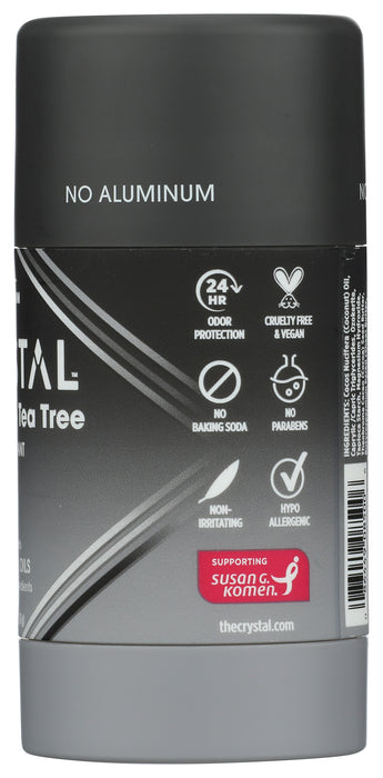 Charcoal + Tea Tree Deodorant, 2.5 oz