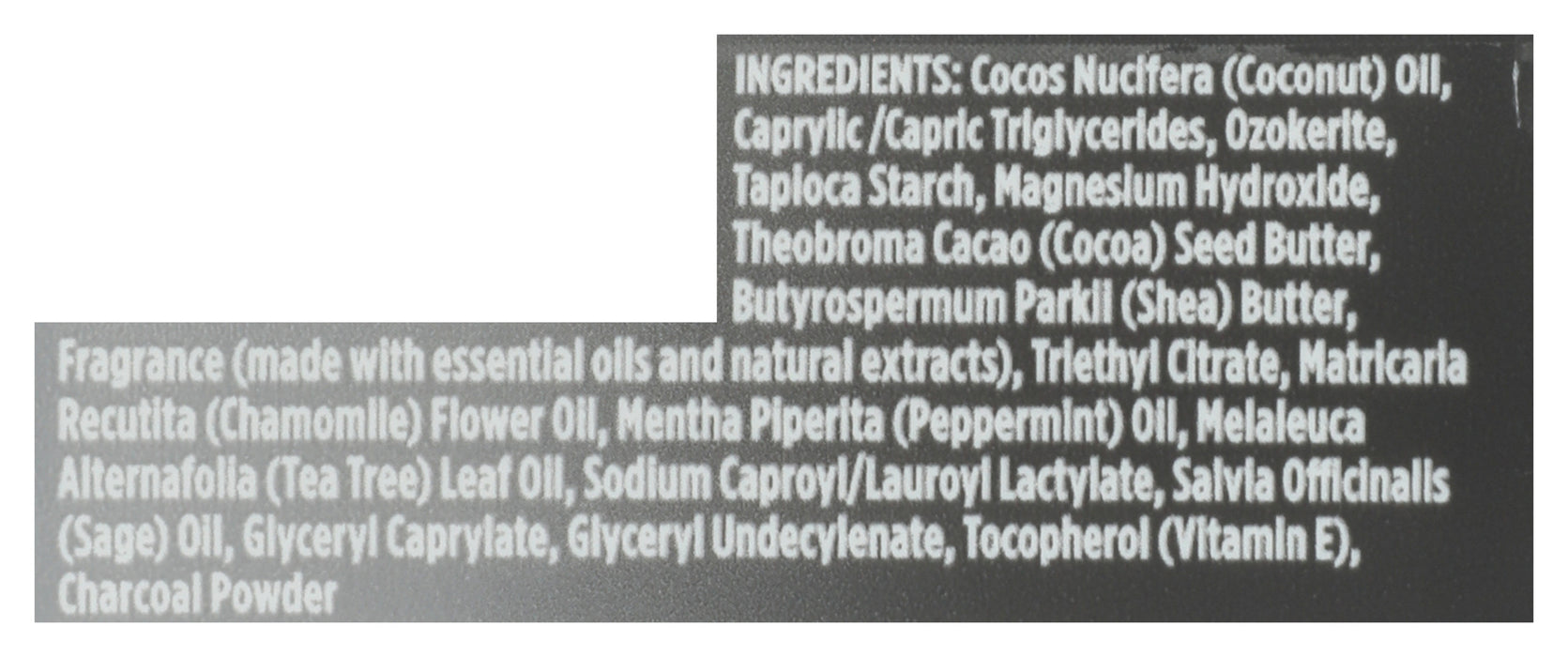 Charcoal + Tea Tree Deodorant, 2.5 oz