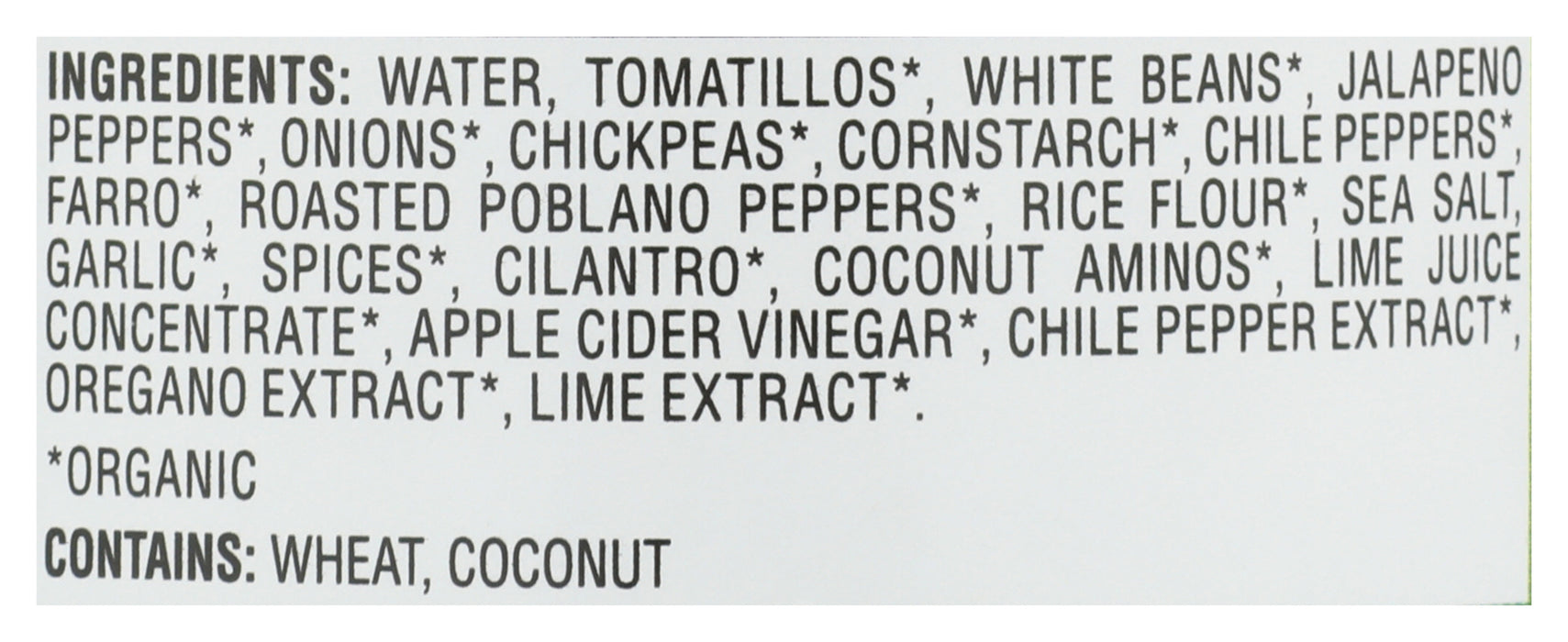 Chili with White Bean Verde, Org, 16.5 oz