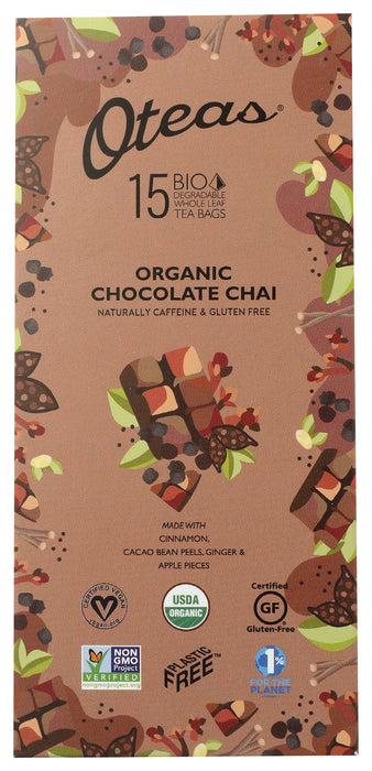 Chocolate Chia Tea, V GF Org, 15 tbag