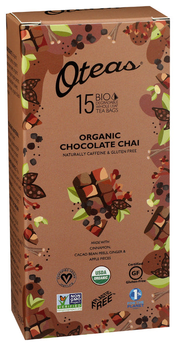 Chocolate Chia Tea, V GF Org, 15 tbag