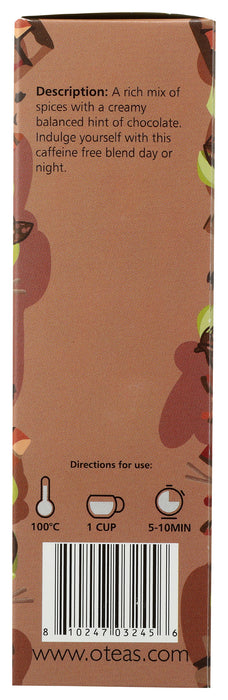 Chocolate Chia Tea, V GF Org, 15 tbag