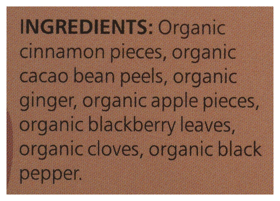 Chocolate Chia Tea, V GF Org, 15 tbag