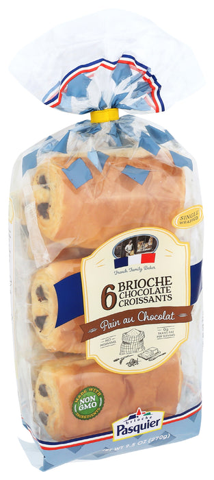 Chocolate Croissants 6 ct, 9.5 oz