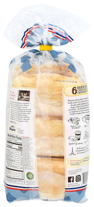 Chocolate Croissants 6 ct, 9.5 oz