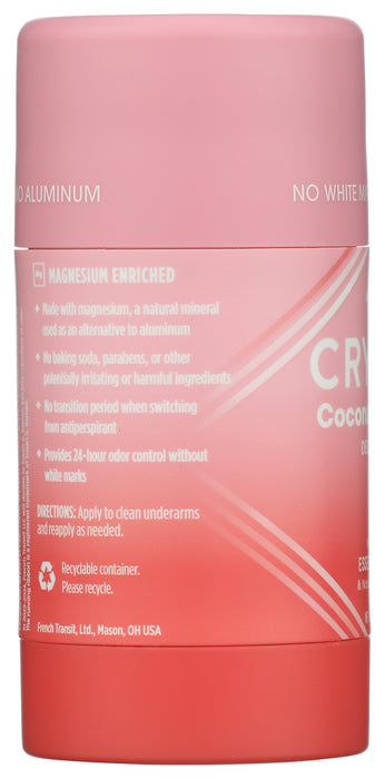 Coconut + Vanilla Deodorant, 2.5 oz