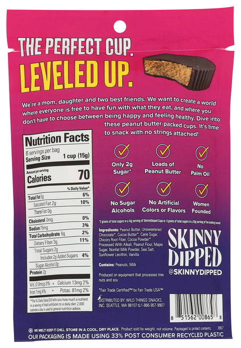 Dark Chocolate Peanut Butter Cups, FT, 3.17 oz