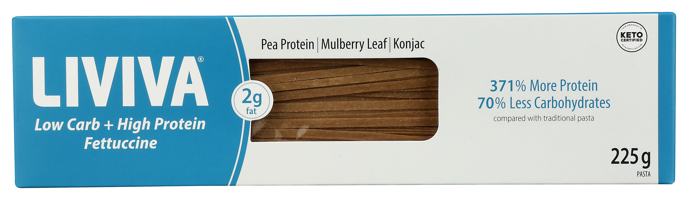 Fettuccine Low Carb + High Protein Pasta, 225 g