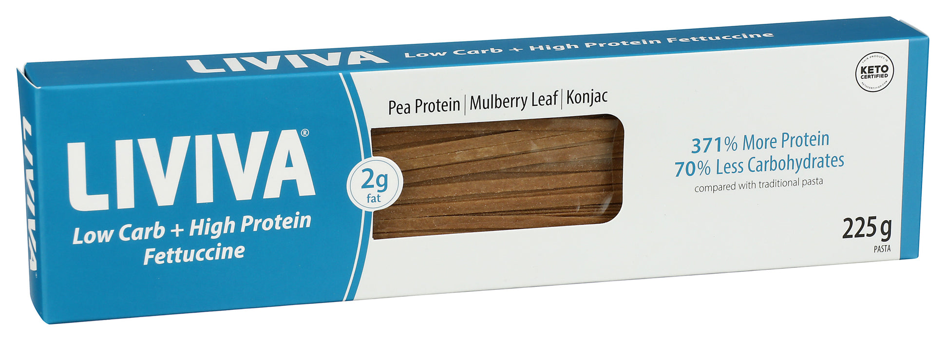 Fettuccine Low Carb + High Protein Pasta, 225 g