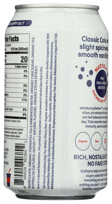 Fountain Cola Living Soda, Org, 12 fl oz
