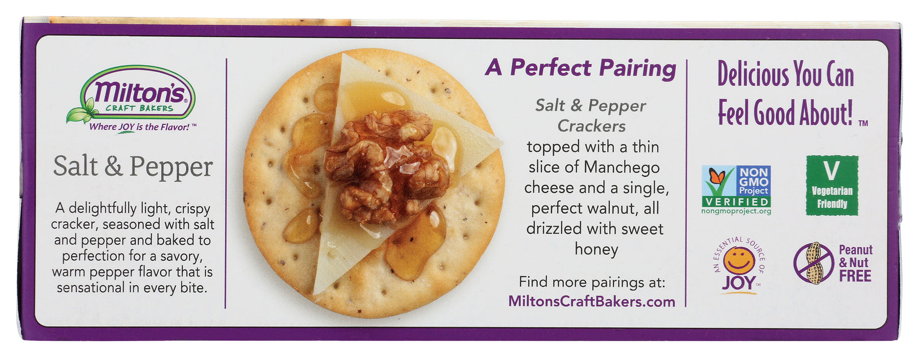 Gourmet Crackers, Salt & Pepper, 6.8 oz