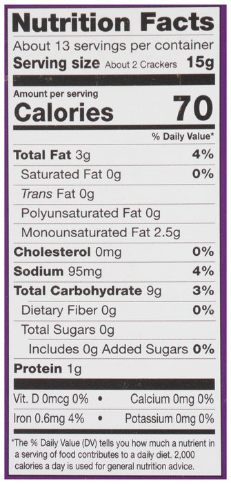 Gourmet Crackers, Salt & Pepper, 6.8 oz