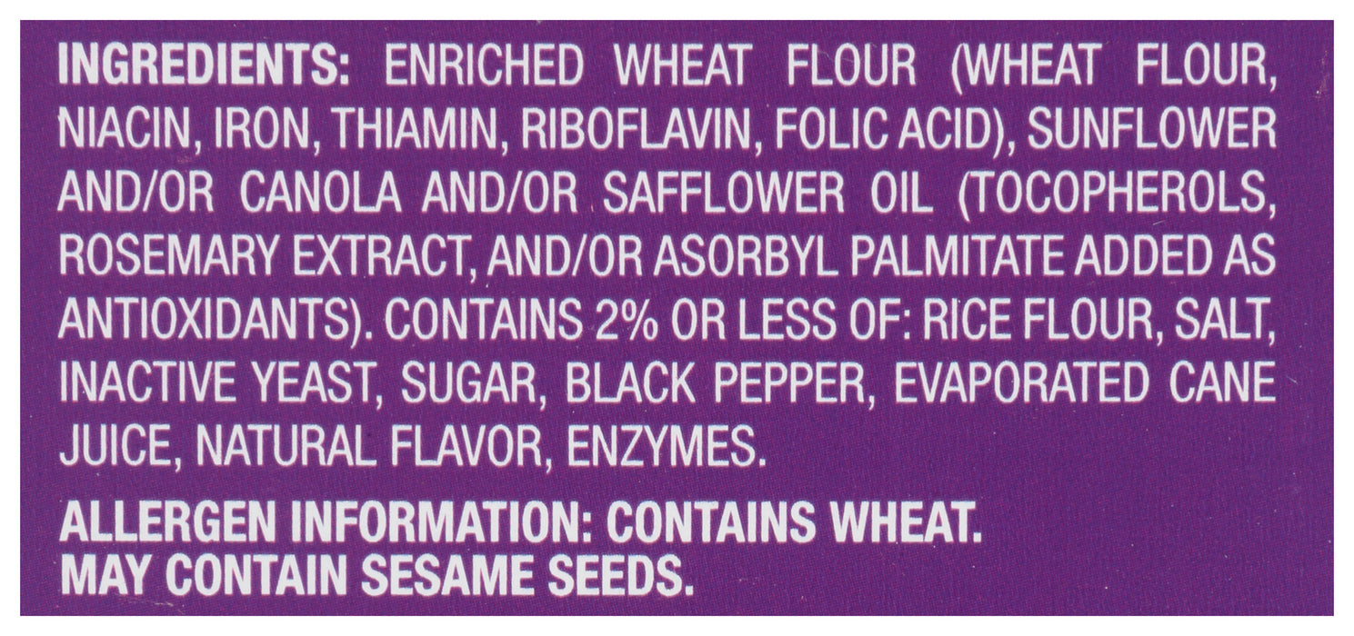 Gourmet Crackers, Salt & Pepper, 6.8 oz