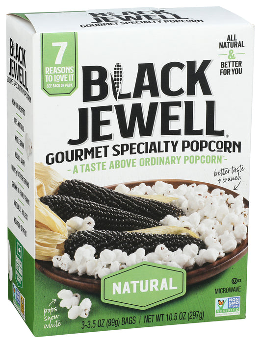 Gourmet Popcorn, Natural, 3 bag / 10.5 oz