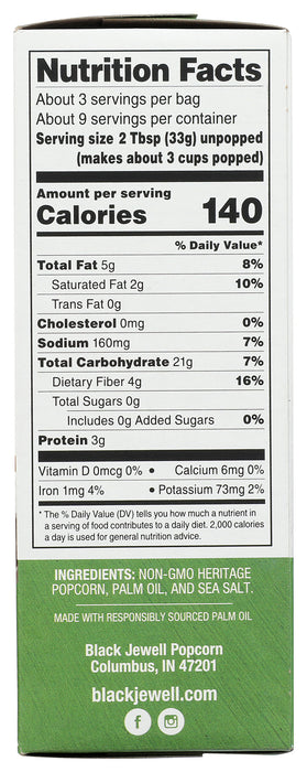 Gourmet Popcorn, Natural, 3 bag / 10.5 oz